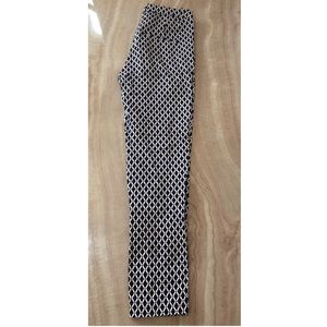Navy & White H&M ankle length trousers/pants sz 4